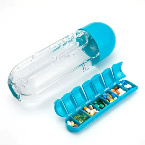 Termo Portátil Pastillero Organizador