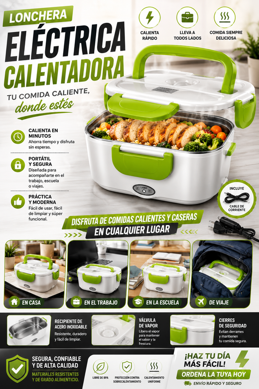 Lonchera eléctrica calentadora🔥